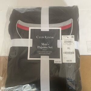 Club Room Men’s Pajama 2pc. Set XL Black